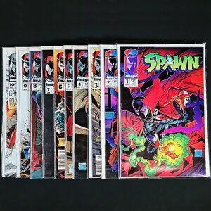 Spawn #1-#10 Vol. 1 - 10 Book Lot 🔑 issue (1992)